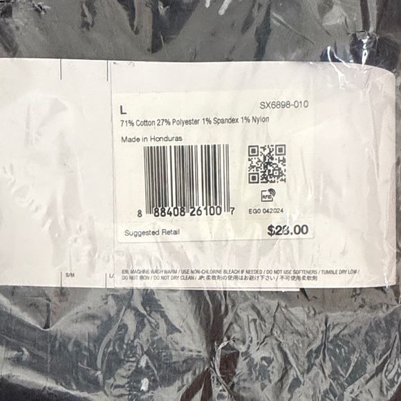 Nike Black Everyday Crew Socks (6-Pack) - Picture 3 of 3